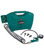 Portable compressor 1100W - 8 bar | Oil free - Incl. 11 accessories