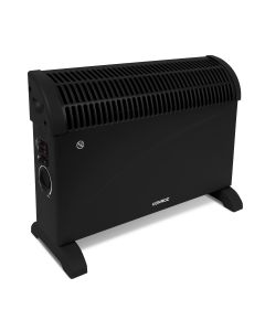 Convector heater 2000W - with Turbo fan - black
