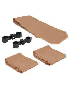 Partytent connection set - Beige - With raingutter For PT501XX