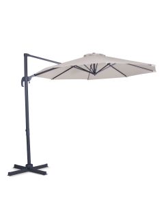 Parasol Bardolino 300cm - Cantilever round Beige