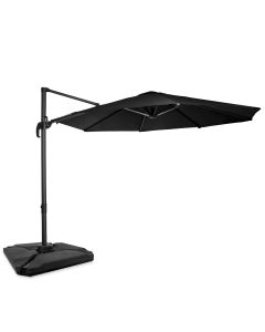 Parasol Bardolino anthracite/black 300cm combi - with Parasol tiles GP515XX