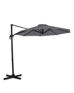 Parasol Bardolino 300cm - Cantilever round Grey