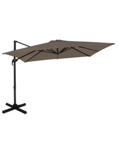 Parasol Pisogne 300x300cm - Cantilever Square Taupe