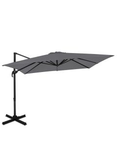 Parasol Pisogne 300x300cm - Cantilever Square Grey