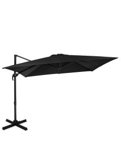 Parasol Pisogne 300x300cm - Cantilever Square Black