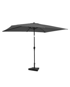 Parasol Rapallo 200x300 combi - With Parasol base GP517XX - Grey