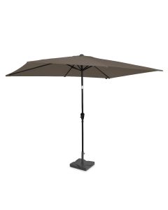 Parasol Rapallo 200x300 combi - With Parasol base GP517XX - Taupe