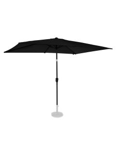 Parasol Rapallo 200x300cm - Umbrella rectangle 38mm Black