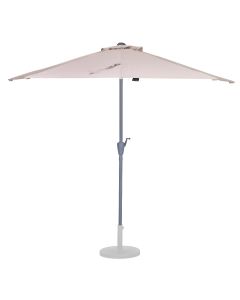 Parasol Magione 270/135cm - Umbrella 1/2 round 38mm Beige