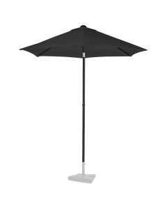 Parasol Torbole 200cm - Umbrella Round 38mm Black