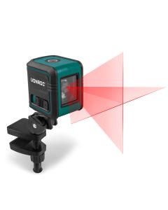 Cross line laser - Red – Self levelling - 10 meter range