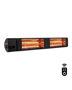 Patio heater Volsini - Black - 3000W Golden amber low glare