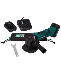 VONROC | Angle grinder 20V - 115mm set 2.0Ah 2 batteries 