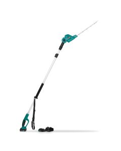 Telescopic hedge trimmer set - 20V 2.0Ah 2 batteries