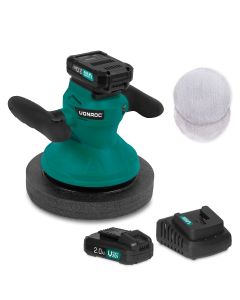 Polisher set 20V - 240mm - 2.0Ah 2 batteries