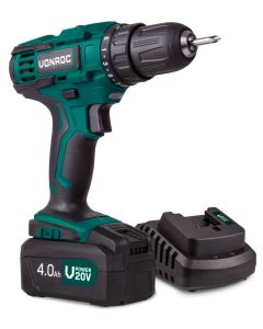 Cordless drill 20V set 4.0Ah 