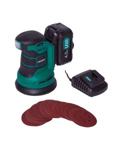 Random orbital sander 20V Set 4.0 Ah