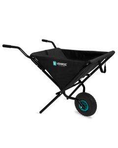 Foldable wheelbarrow